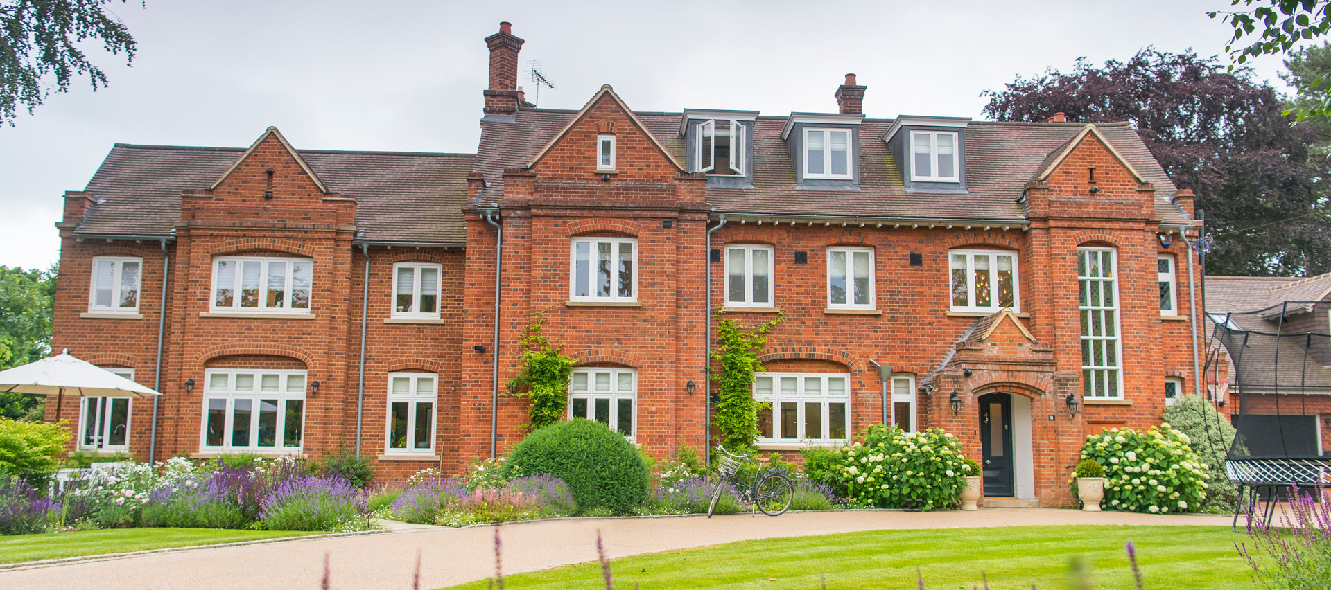 Large red brick Edwardian Queen Anne Villa